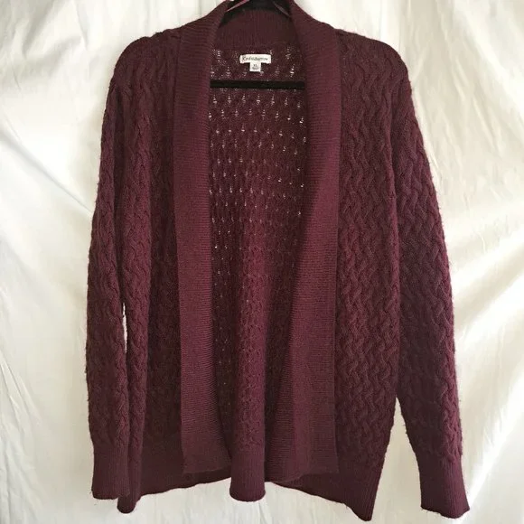 croft barrow Sweaters Croft Barrow Kohls Burgundy Xl